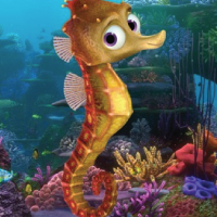 picture of the character sheldon from finding nemo.