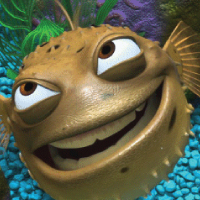 picture of the character bloat from finding nemo.