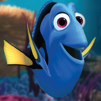 picture of the character dory from finding nemo.